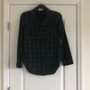 Altar’d State Plaid Button Top